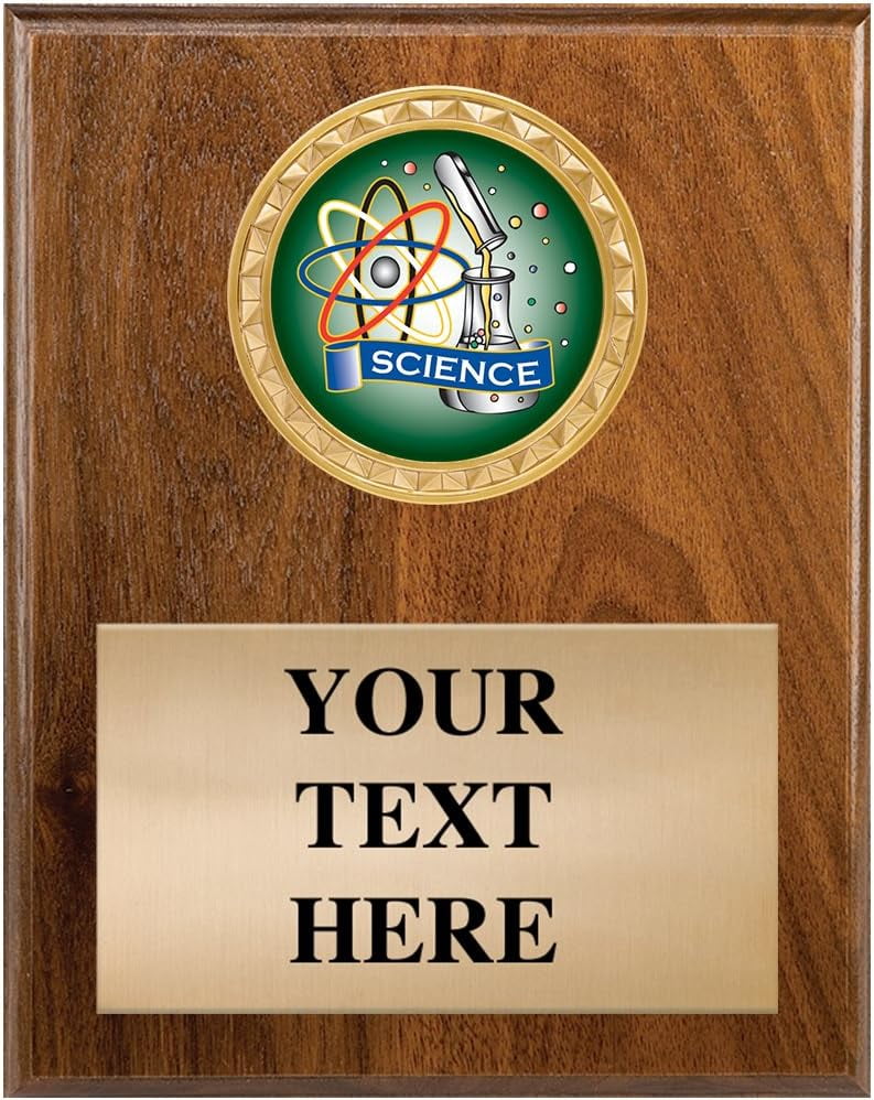 Science Plaque Award Science Trophies for Science Fair, Academic