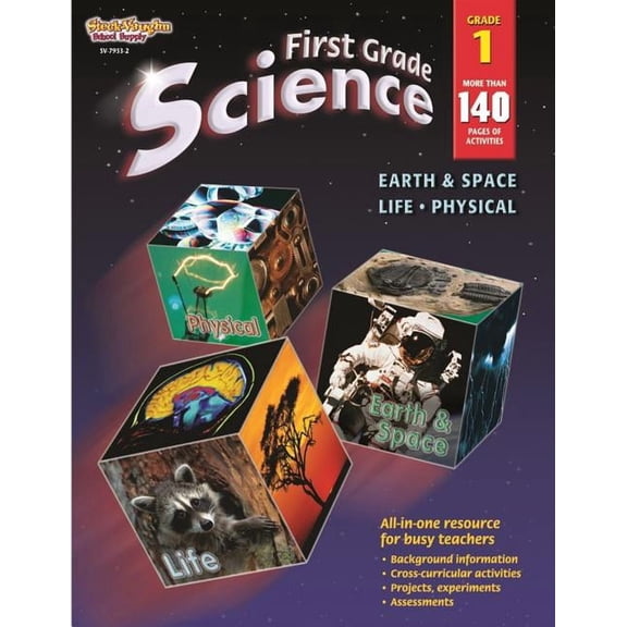 Sci: Life, Physical, Earth &Space Science Reproducible Grade 1, (Paperback)