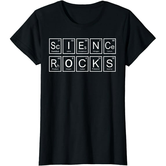 Science Rocks Chemical Elements Funny Science Party T-shirt