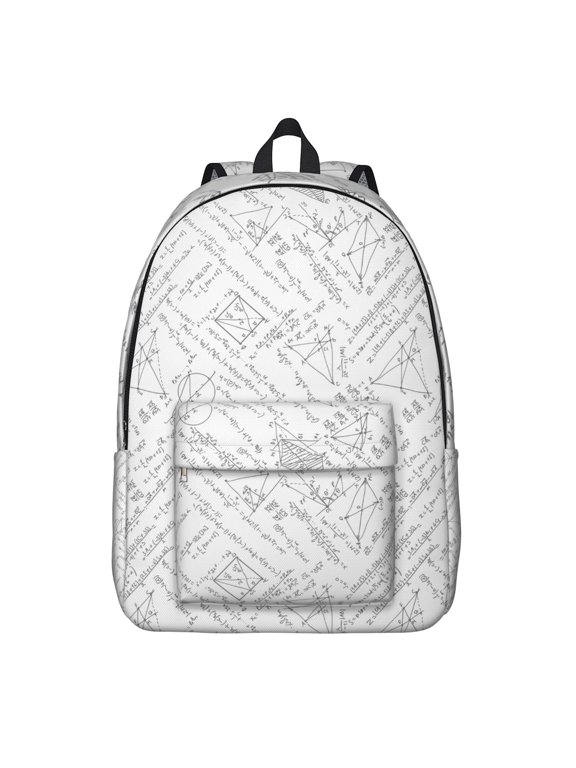 Science Rules Backpack, Laboratory Experiment Design, Scientific Formula School Bag, Biology Student Travel Daypack
