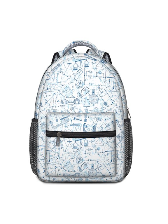 Science Rules Backpack - Waterproof & Stylish Bookbag for College Students with Organized Storage & Breathable Comfort