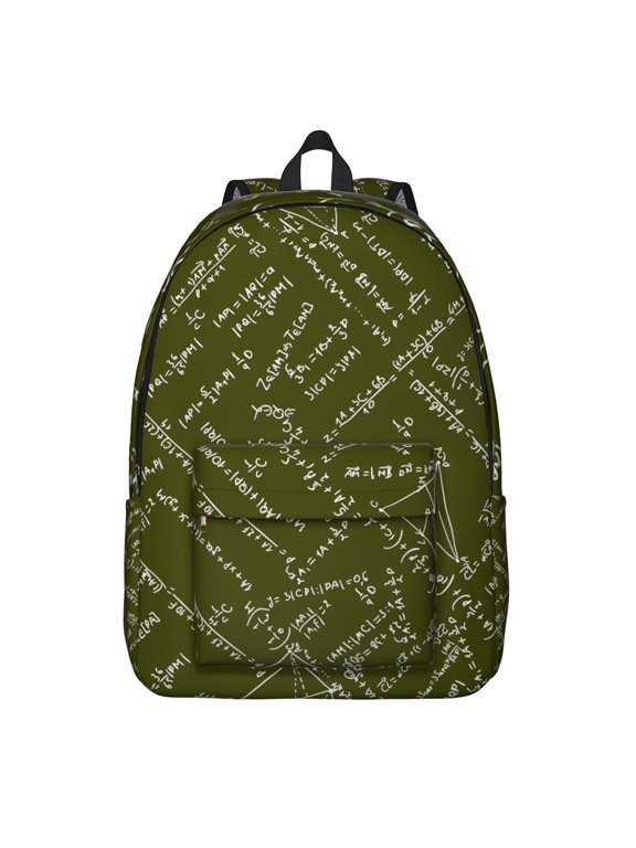 Science Rules Backpack for Biology Students, Laboratory Experiment Design, Scientific Knowledge School Bag, Science Classroom Daypack