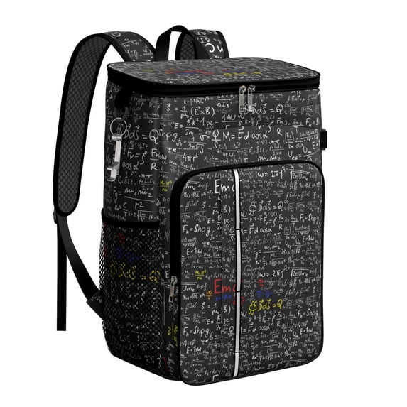 Science Rules Insulated Cooler Backpack - 20L High-Capacity Leakproof Soft Cooler Bag for Camping, Beach & Picnic, Fits 26 Cans, Long-Lasting Insulation