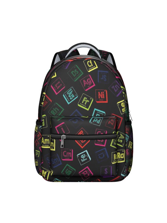 Science Rules School Backpack - Waterproof & Ergonomic Design with Organized Storage for Students & Commuters