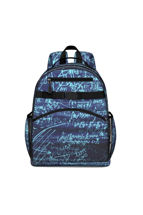 Science Rules Waterproof Backpack - Adjustable & Spine-Protecting School Bag for Students, Multiple Pockets for Organization, Great Gift for Math & Science Enthusiasts