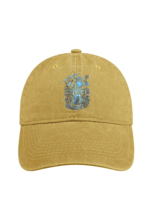 Science Sand Colour Baseball Cap for Men Women, Adjustable Snapback Hats Cotton Hat