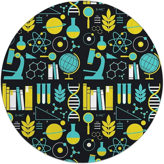 Science Science Math Physical Chemical BiologyElastic Fitted Edged Round Tablecloth Fade Resistant Anti-Shrink Table Cloth Washable Table Cover for Indoor or Outdoor and You Wanna use it 60"X 60"