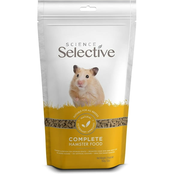 Science Selective Complete Hamster Food Natural Veterinary Approved 12-Ounce