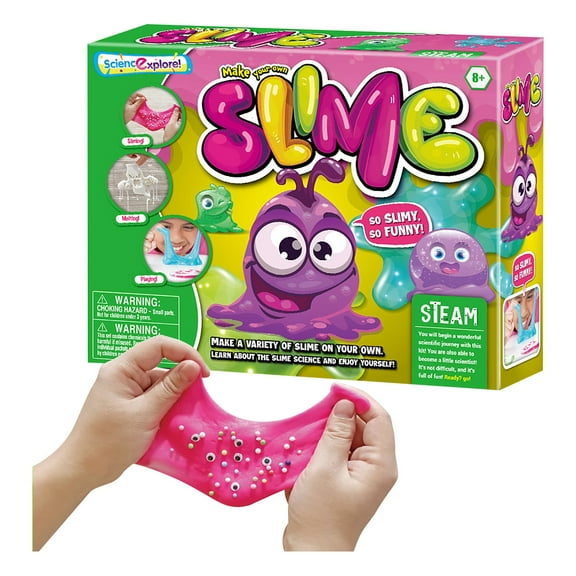 Science Slime DIY Party Favors Soft Non-Sticky Cloud Slime Toys, Gifts for Birthday, Easter Basket Stuffers