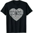thumbnail image 1 of Science Teacher Heart Proud Science Teaching Design T-Shirt, 1 of 5