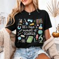 thumbnail image 1 of Science Teacher Shirt,Back To School T-Shirt,Whimsical Doodle Tee, Back 2 School, Retro, Moment Of Science Teacher Gift Casual Dressy T Shirts Workout, 1 of 8