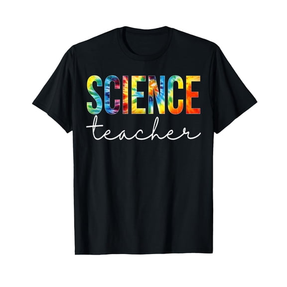 Science Teacher Tie Dye Back to School For Women For Work T-Shirt