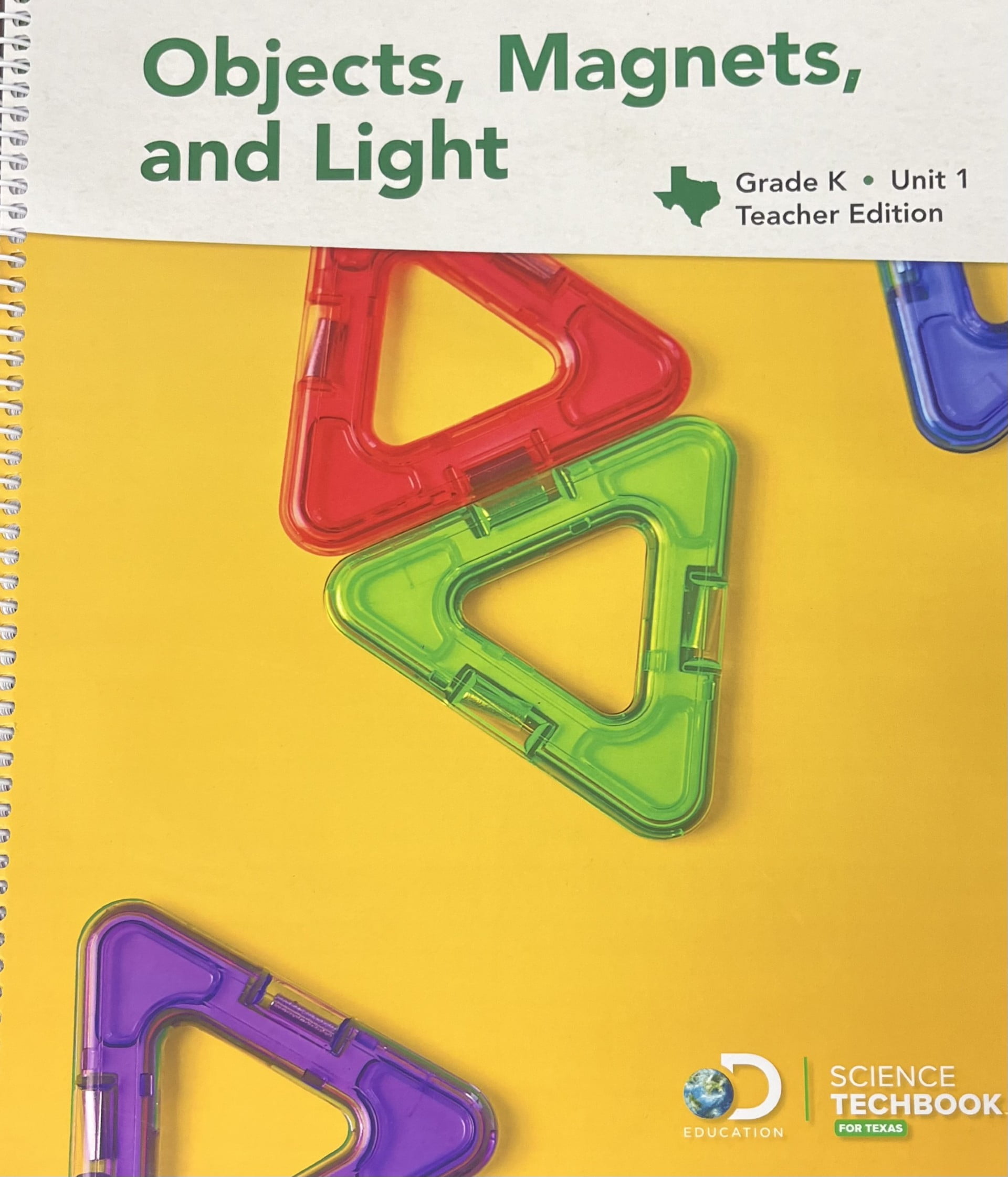Science Techbook for Texas by Discovery Education Grade K Unit 1