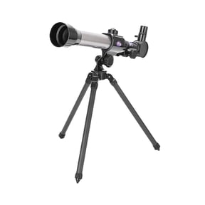 Science Telescope for Children & Beginners - 3 Eyepieces, 20X - 40X Magnification, Easy to Operate, with Foldable Tripod