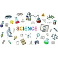 thumbnail image 1 of Science Theme Wall Sticker Experimental Tools Wall Decal and Murals Teaching Tools Laboratory Decor Wall Art Sticker Wall Decoration for Classroom Laboratory, 1 of 9