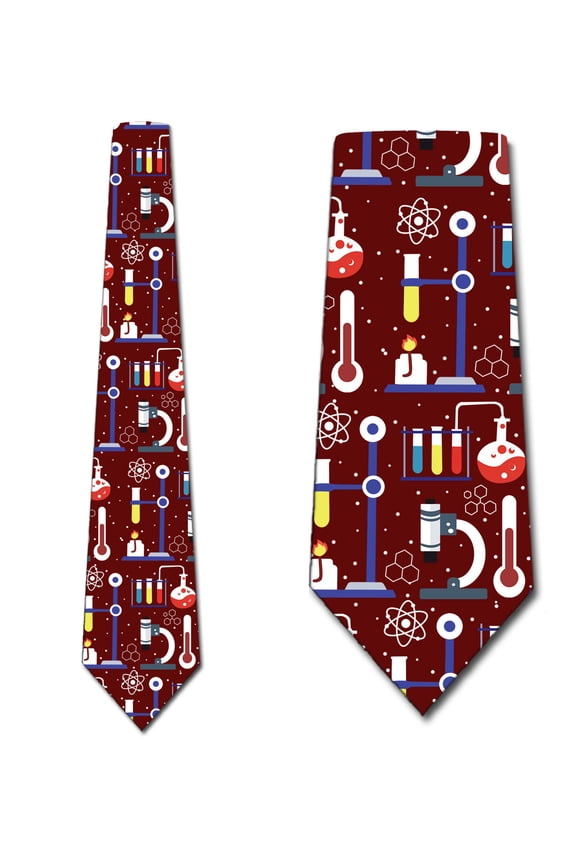 Science Ties Mens Chemistry Necktie Beaker Tie by Three Rooker