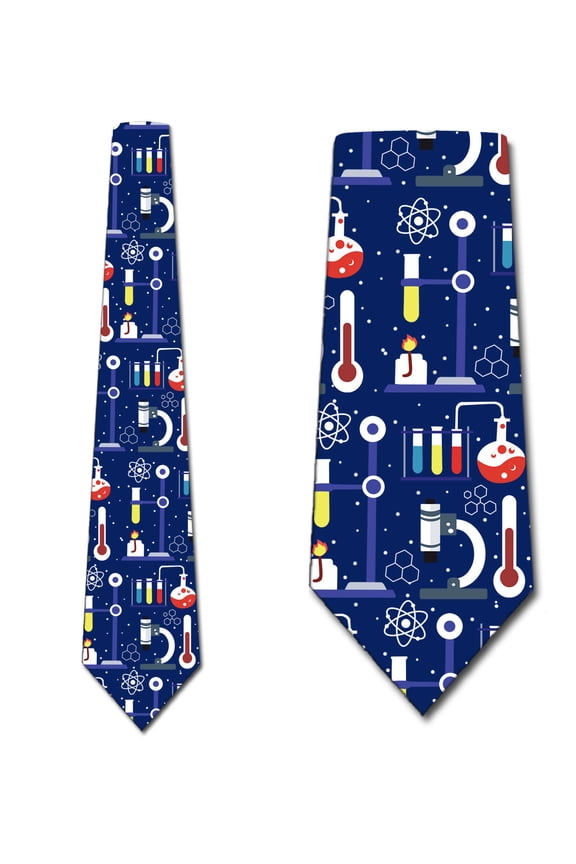 Science Ties Mens Chemistry Neckties Microscope Tie by Three Rooker