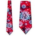 thumbnail image 1 of Science Ties Mens Covid Neckties Coronavirus Tie by Three Rooker, 1 of 3