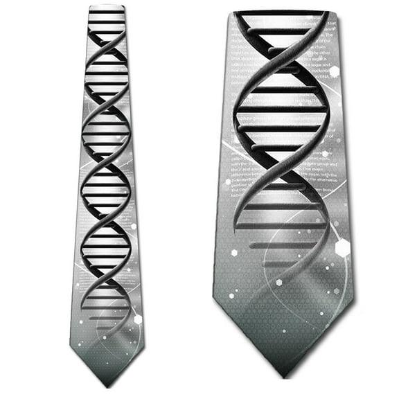 Science Ties Mens DNA Helix Necktie by Three Rooker