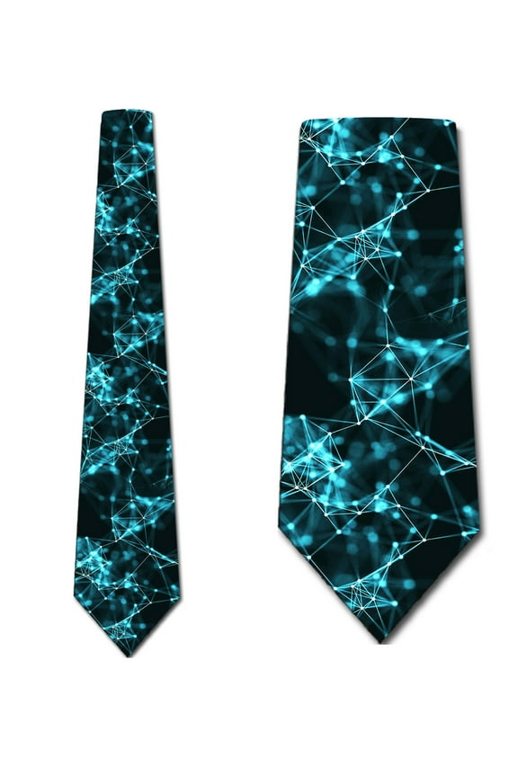 Science Ties Mens Molecular Structure Chemistry Necktie by Three Rooker