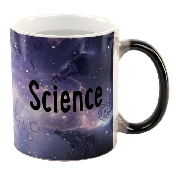 Science Tools Atoms Space Scientist Heat Changing Coffee Mug