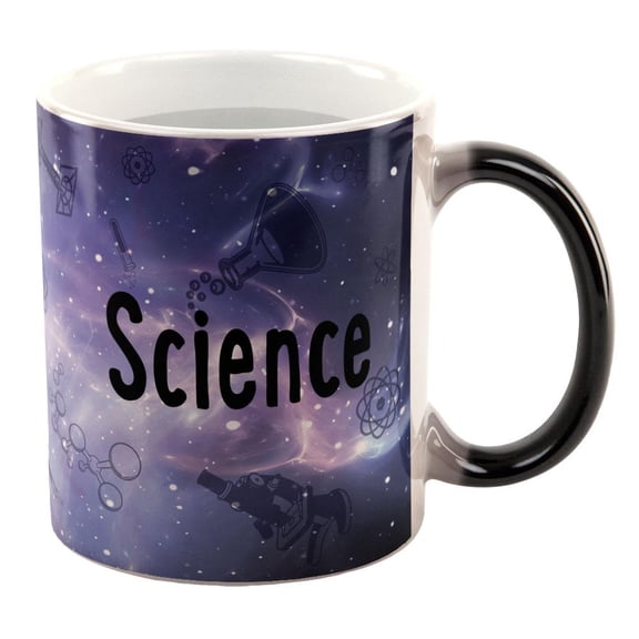 Science Tools Atoms Space Scientist Heat Changing Coffee Mug