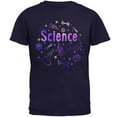 thumbnail image 1 of Science Tools Atoms Space Scientist Teacher Mens T Shirt Navy LG, 1 of 1
