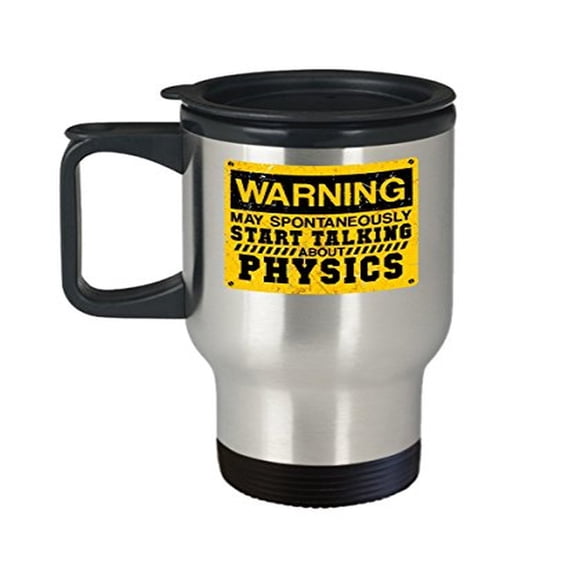 Stainless Steel Science Travel Mug - 14oz Physics Lover Gift Coffee Cup