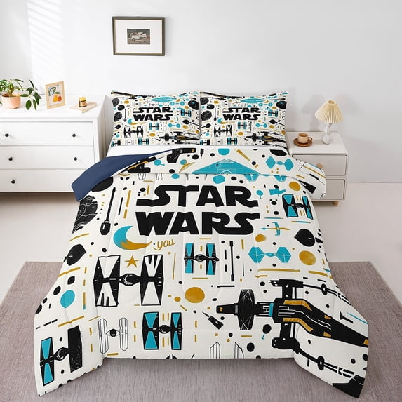 Science Twin Comforter Set Science Themed Bedding Sets, Geometry Stripes Print Bedding Comforter Sets Sci-Fi Style Down Comforter Soft Microfiber Duvet Set