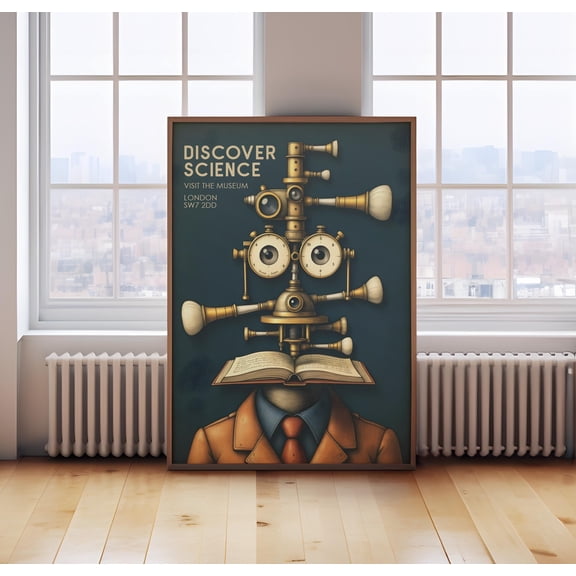 Science Vintage London Museum Print Steampunk Print Vintage Science Science Wall Art