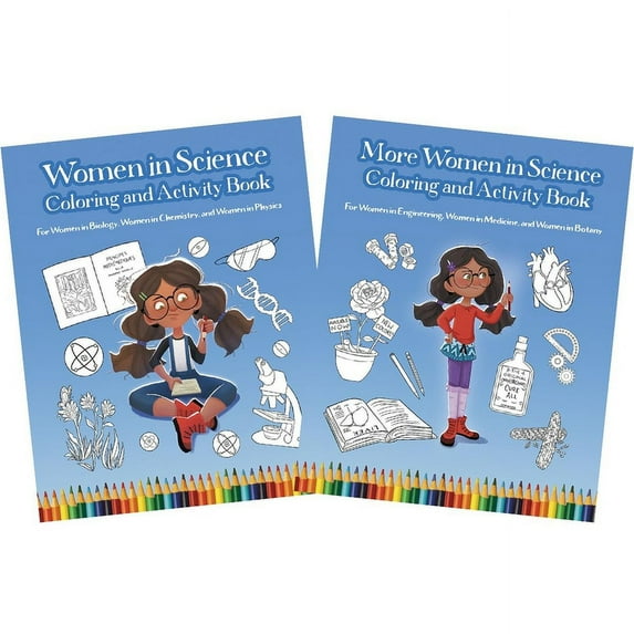 Science Wide Open: Women in Science Coloring and Activity Book Set (Mixed media product)