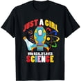 thumbnail image 1 of Science Women Girls Chemistry Physics Scientist Science T-Shirt, 1 of 4