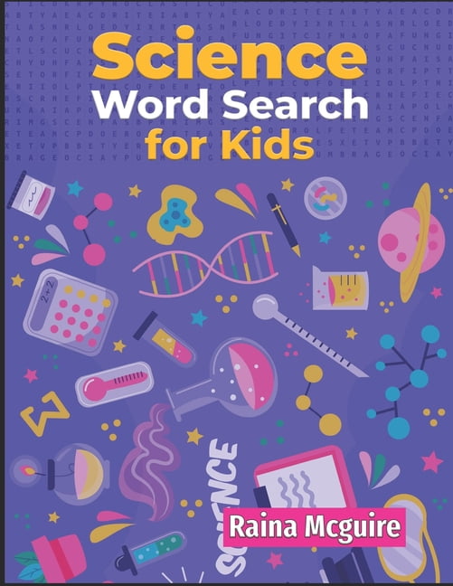 Science Word Search for Kids: A Science Word Search Activity Book With ...