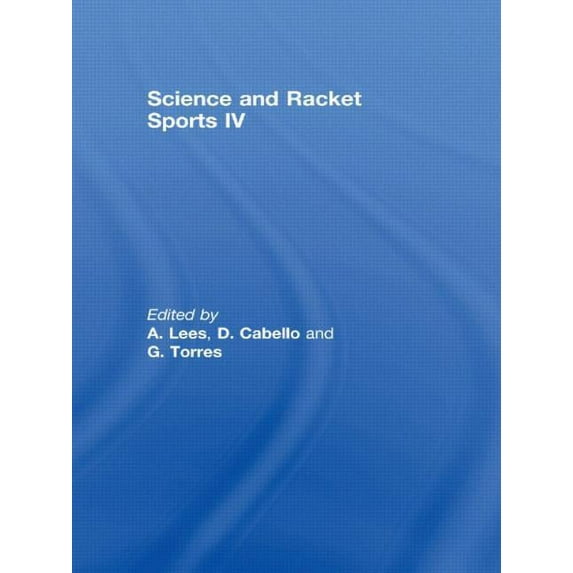 Science and Racket Sports IV, (Paperback)