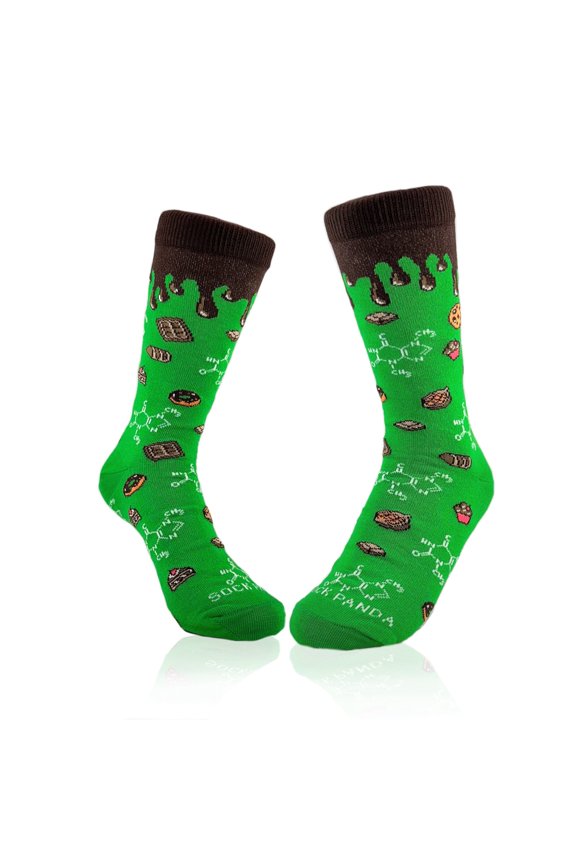 Science of Chocolate Socks from the Sock Panda (Adult Small - Shoe Sizes 2-5)