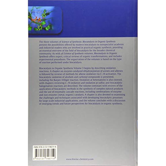 Pre-Owned Science of Synthesis: Biocatalysis in Organic Synthesis Vol. 3 (Paperback)