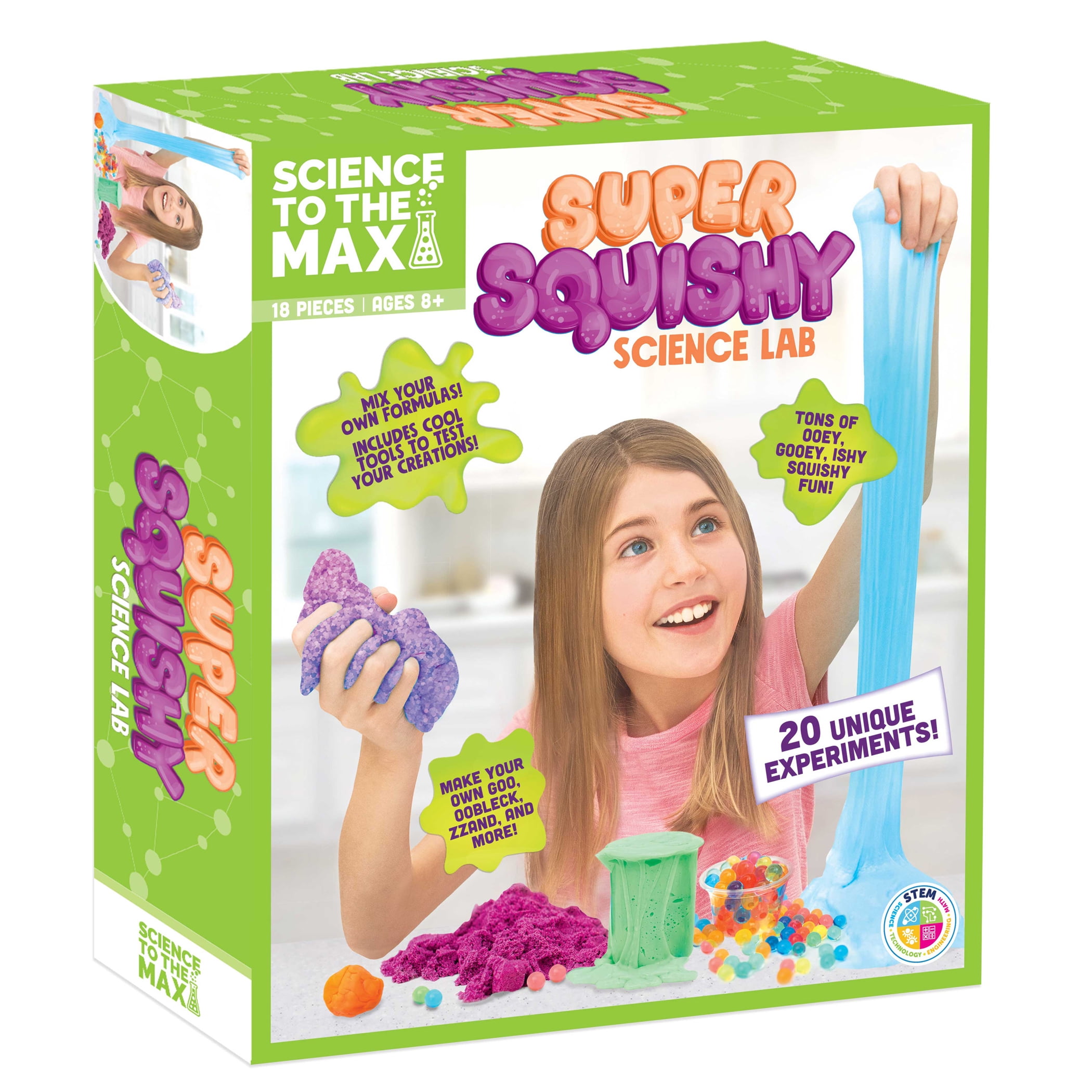 Super Squishy Science Lab with 20 Unique Experiments