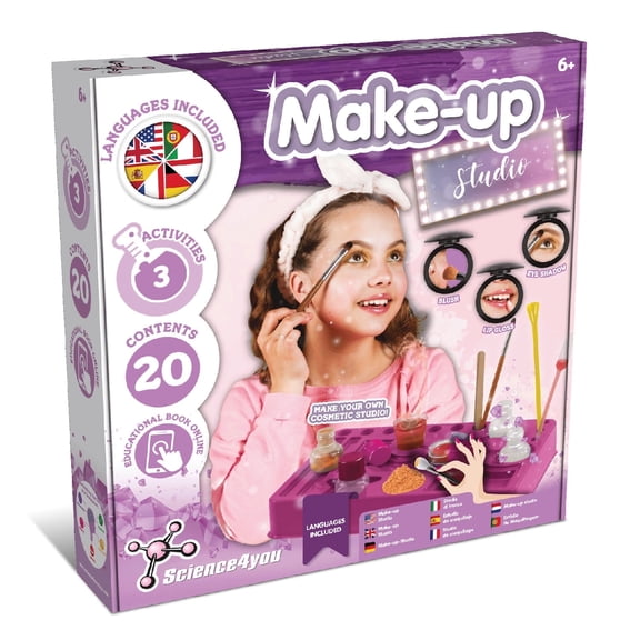 Science4you Makeup Set for Girls from 8 Years - Make Up Yourself with this Princess Toy, Find the Beauty in this Craft Set for Children from 8 9 10 11 Years