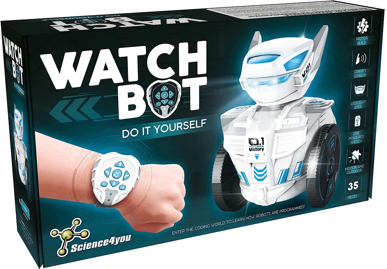 Science4you Watch Bot - Make Your Own Robot Toy, Robotics Kit with ...