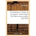 thumbnail image 1 of Sciences: Contribution À l'Étude de l'Aconitine. Aconit Napel Du Pilat Et Son Aconitine (Paperback), 1 of 1