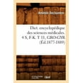 thumbnail image 1 of Sciences: Dict. Encyclopédique Des Sciences Médicales. 4 S, F-K. T 11, Gro-Gyr (Éd.1877-1889) (Paperback), 1 of 1