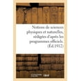thumbnail image 1 of Sciences: Notions de Sciences Physiques Et Naturelles, Rédigées d'Après Les Programmes Officiels : Histoire Naturelle À l'Usage Des Candidats Au Brevet Élémentaire (Paperback), 1 of 1