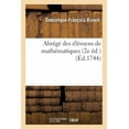 thumbnail image 1 of Sciences Sociales AbrÃ©gÃ© Des ÃlÃ©mens de MathÃ©matiques, 2e Ãdition, (Paperback), 1 of 1