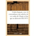thumbnail image 1 of Sciences Sociales: Codes Français, Avec La Concordance Des Articles de Ces Codes Précédés de la Charte Et Des Lois : Qui En Dérivent, Suivis Des Tarifs Des Frais En Matière Civile Et Criminelle (Paperback), 1 of 1