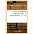 thumbnail image 1 of Sciences Sociales: Des Droits Et Obligations Du Parquet Agent Du Gouvernement (Paperback), 1 of 1