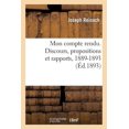 thumbnail image 1 of Sciences Sociales: Mon Compte Rendu. Discours, Propositions Et Rapports, 1889-1893 (Paperback), 1 of 1