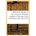 thumbnail image 1 of Sciences Sociales: Réflexions Adressées À M. Lanjuinais, Président de la Chambre Des Représentant (Paperback), 1 of 1