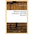 thumbnail image 1 of Sciences Sociales: Réformes et projets judiciaires, 1875-1876 (Paperback), 1 of 1