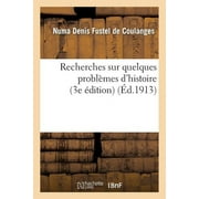Sciences Sociales Recherches Sur Quelques Probl mes dHistoire 3e  dition, Paperback