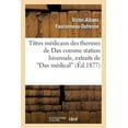 thumbnail image 1 of Sciences: Titres Médicaux Des Thermes de Dax Comme Station Hivernale, Extraits de Dax Médical (Paperback), 1 of 1